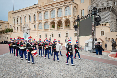 Carabiniers du Prince- Fête Nationale-Répétition, répétion F.N. 2019  85 