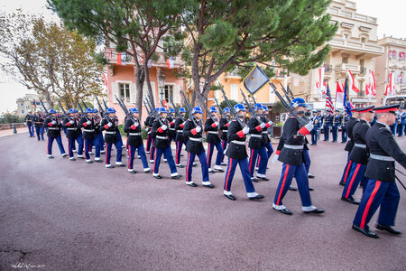 Carabiniers du Prince- Fête Nationale-Répétition, répétion F.N. 2019  107 