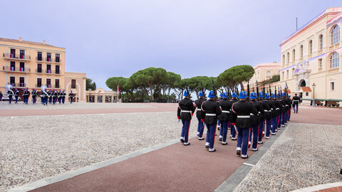Carabiniers du Prince- Fête Nationale-Répétition, répétion F.N. 2019  114 