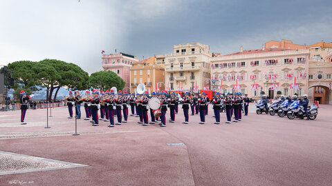 Carabiniers du Prince- Fête Nationale-Répétition, répétion F.N. 2019  135 