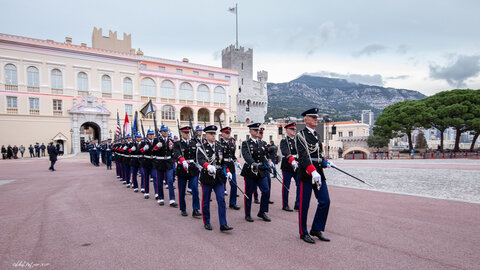 Carabiniers du Prince- Fête Nationale-Répétition, répétion F.N. 2019  157 