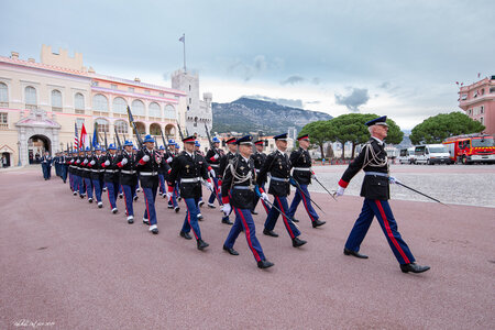 Carabiniers du Prince- Fête Nationale-Répétition, répétion F.N. 2019  159 