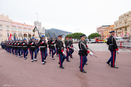 Carabiniers du Prince- Fête Nationale-Répétition, répétion F.N. 2019  161 