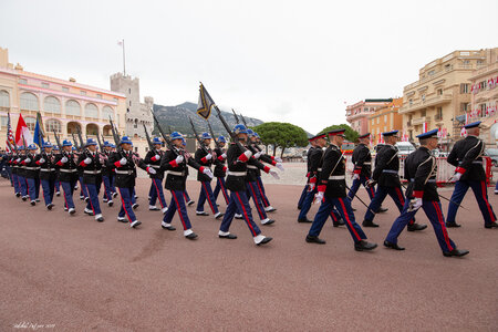 Carabiniers du Prince- Fête Nationale-Répétition, répétion F.N. 2019  162 
