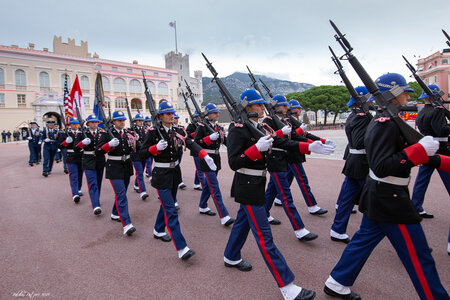 Carabiniers du Prince- Fête Nationale-Répétition, répétion F.N. 2019  165 
