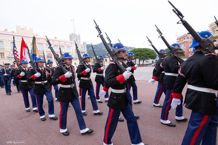 Carabiniers du Prince- Fête Nationale-Répétition, répétion F.N. 2019  167 