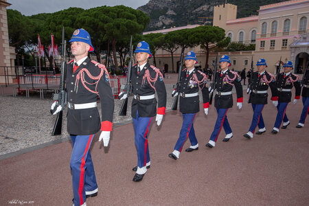 Carabiniers du Prince- Fête Nationale-Répétition, répétion F.N. 2019  175 