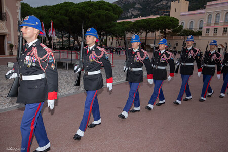 Carabiniers du Prince- Fête Nationale-Répétition, répétion F.N. 2019  176 