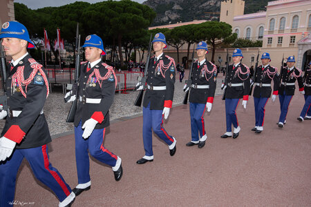 Carabiniers du Prince- Fête Nationale-Répétition, répétion F.N. 2019  177 