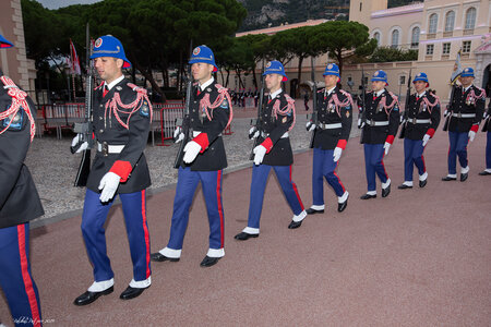 Carabiniers du Prince- Fête Nationale-Répétition, répétion F.N. 2019  179 