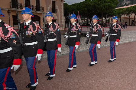 Carabiniers du Prince- Fête Nationale-Répétition, répétion F.N. 2019  184 