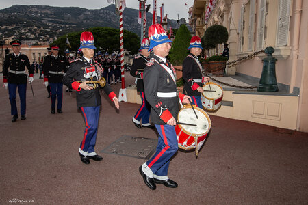 Carabiniers du Prince- Fête Nationale-Répétition, répétion F.N. 2019  189 