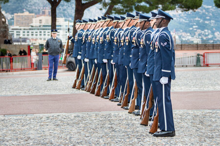 Carabiniers du Prince- Fête Nationale-Répétition, répétion F.N. 2019  194 