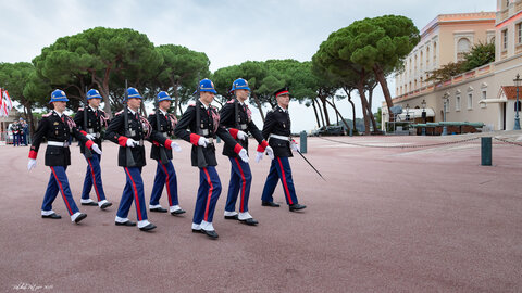 Carabiniers du Prince- Fête Nationale-Répétition, répétion F.N. 2019  200 