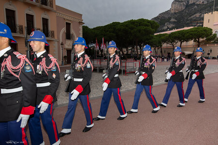 Carabiniers du Prince- Fête Nationale-Répétition, répétion F.N. 2019  183 