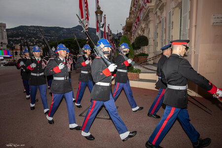 Carabiniers du Prince- Fête Nationale-Répétition, répétion F.N. 2019  187 