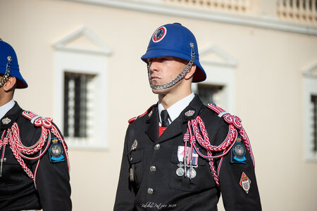 Relève Carabiniers du Prince 22 décembre 2019, relève 22déc2019  73 sur 96 