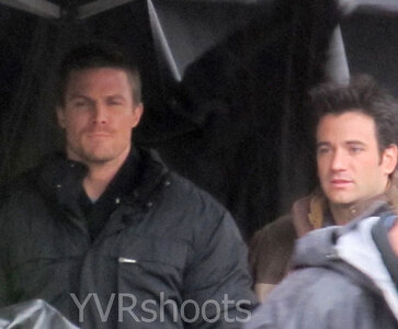 On The Set, BTS Pilot Arrow in Vancouver