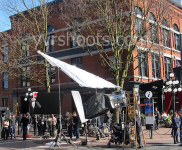 On The Set, BTS Pilot Arrow in Vancouver