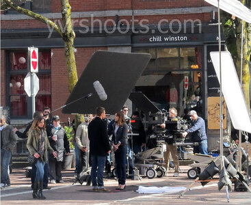 On The Set, BTS Pilot Arrow in Vancouver