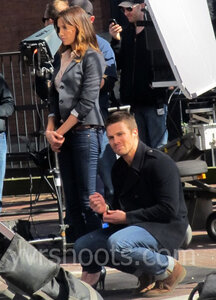 On The Set, BTS Pilot Arrow in Vancouver