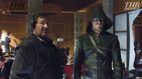 On The Set, BTS Pilot Arrow in Vancouver