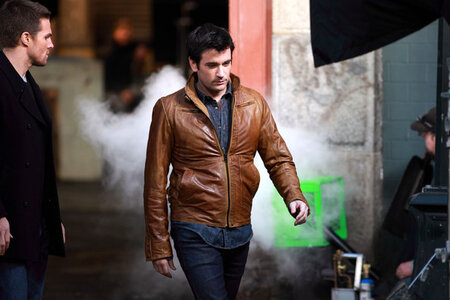 On The Set, BTS Pilot Arrow in Vancouver