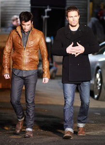 On The Set, BTS Pilot Arrow in Vancouver