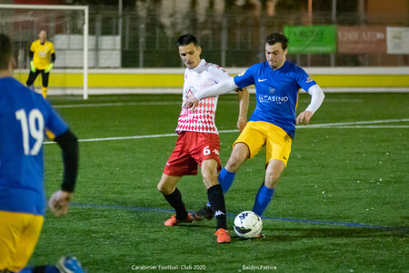 Match Carabiniers/ SBM (3 à 3), Match 6jan2020  54 sur 112 