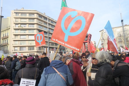 Manif du Vendredi 24 , 01-Manifestation- La France insoumis_Musée Rigaud