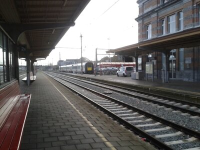 SNCB - Tournai, AM96 sur la voie B en Gare de Tournai - 14 12 2019