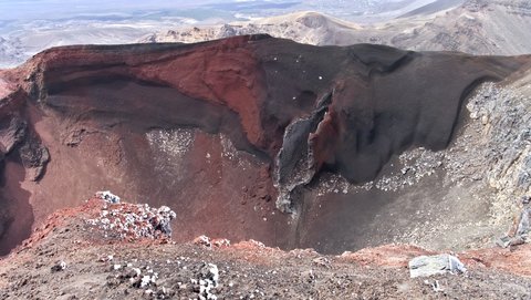 Nouvelle Zélande, novembre à janvier 2019-20, _1280357 raw Red Crater  1868m   Tongariro NP  ile du nord