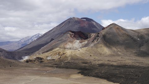 Nouvelle Zélande, novembre à janvier 2019-20, _1280389 Central Crater  Red Crater  Ngauruhoe et Ruapehu  Tongariro NP  ile du nord