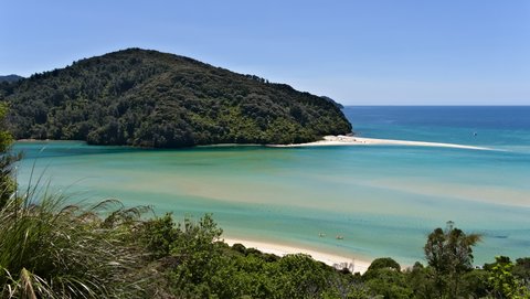 Nouvelle Zélande, novembre à janvier 2019-20, _1270964 raw Awaroa Bay  Abel Tasman  ile du sud