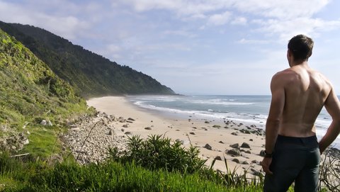 Nouvelle Zélande, novembre à janvier 2019-20, _1260488 retouche raw 20 minute Beach  Heaphy Track  ile du sud