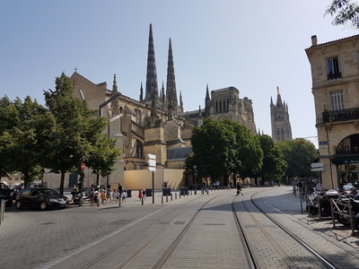 Bordeaux, Flèches Cathédrale St André et Tour Pey-Berland