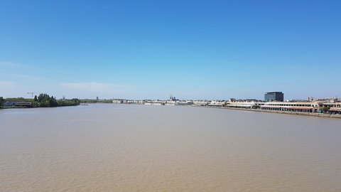 Bordeaux, Vue du Pont Chaban Delmas