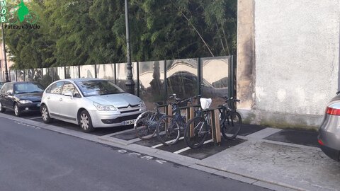 Stationnements vélos, Bambouseraie