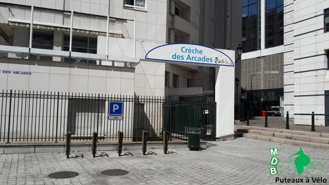 Stationnements vélos, Crèche des Arcades
