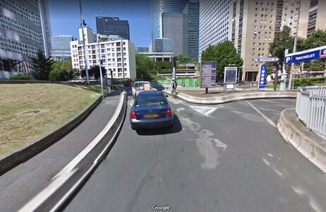 Pistes cyclables, Rue Michelet 2