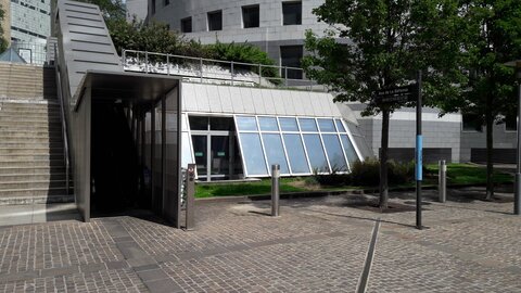 Pistes cyclables, Michelet escalator