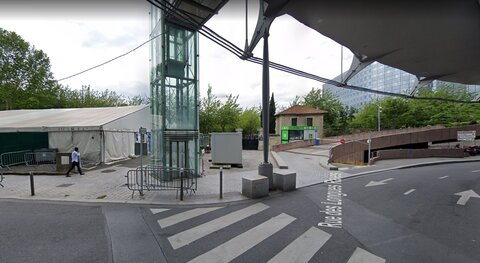 Pistes cyclables, Valmy ascenseur