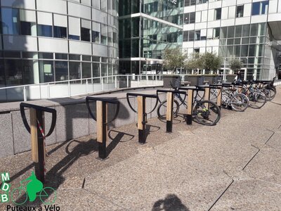 Stationnements vélos, Coeur defense