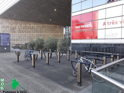 Stationnements vélos, Collines de l’arche 1
