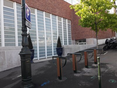 Stationnements vélos, Piscine Jacotot 1