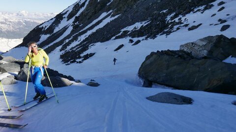 Mont de Gébroulaz, Dôme de Polset, Aiguille de Péclet, P1180368