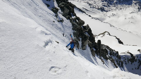 Mont de Gébroulaz, Dôme de Polset, Aiguille de Péclet, P1180391