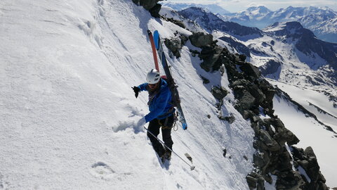 Mont de Gébroulaz, Dôme de Polset, Aiguille de Péclet, P1180394
