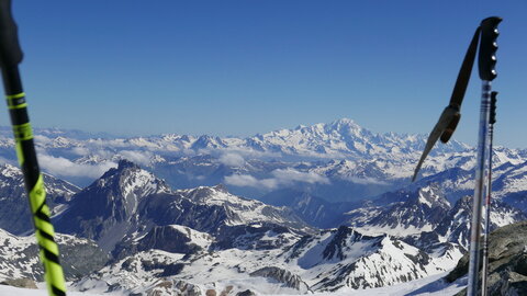 Mont de Gébroulaz, Dôme de Polset, Aiguille de Péclet, P1180395