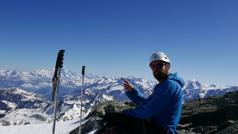 Mont de Gébroulaz, Dôme de Polset, Aiguille de Péclet, P1180396